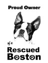 Rescue Boston Terrier Shirt