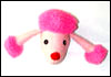 Pink Poodle Dog Toy